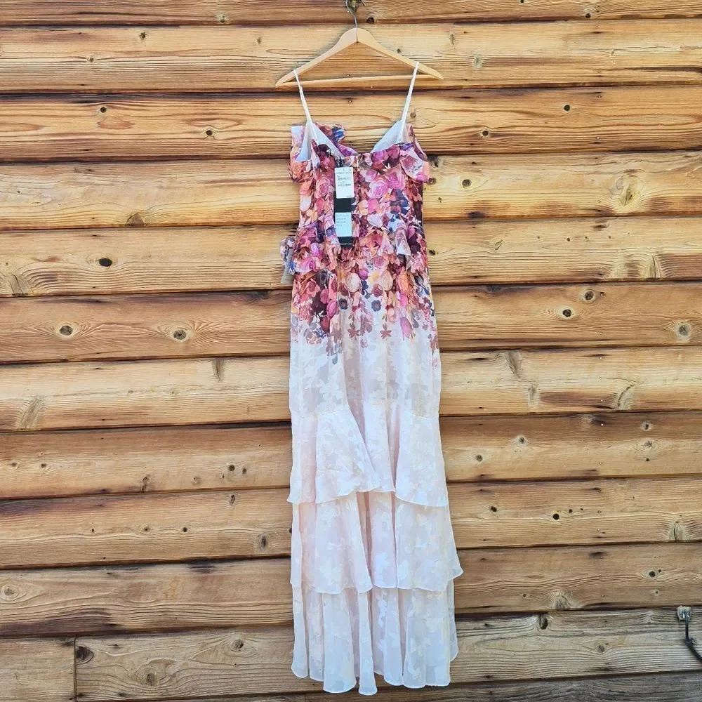 NWT Elliatt Perla Floral Dress Pink Size M - Picture 12 of 13